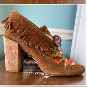 Tory Burch, Boho Suede Booties, 10